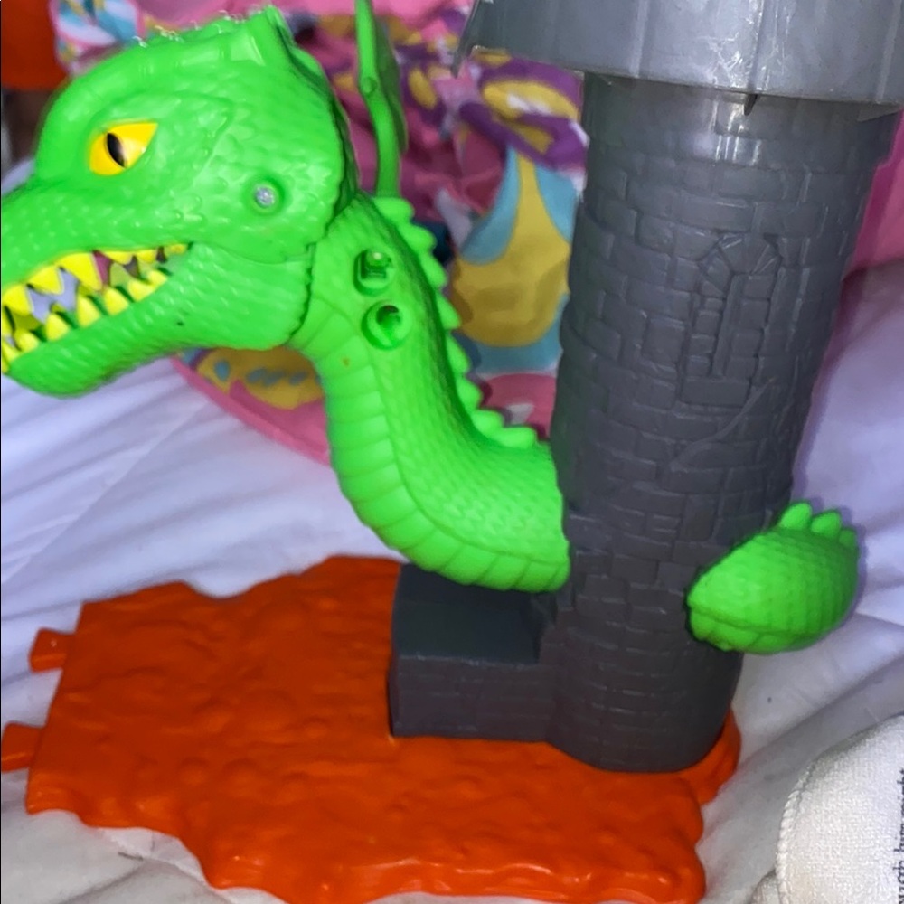 Green and Gray Reptile Toy